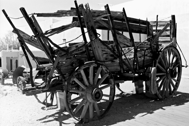 Old west wagon
